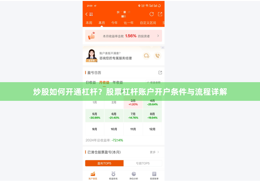 炒股如何开通杠杆？股票杠杆账户开户条件与流程详解